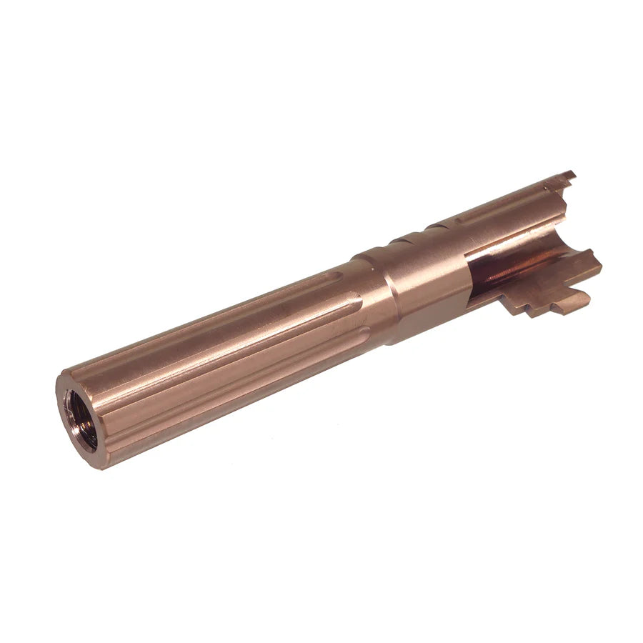 5KU 4.3インチ ステンレスアウターバレル M11-CW マルイ HI-CAPA GBB ( GB-556 ) 用 - ブロンズ-AIRSOFT GOGO エアガン・サバゲー用品通販