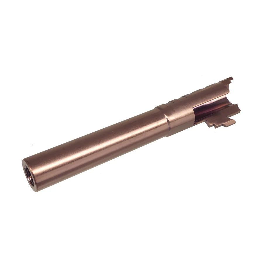 5KU 5.1インチ Infinity SVP ステンレスバレル .45ACP Tokyo Marui ハイレイヤー GBB用 (GB-608) - ブロンズ-AIRSOFT GOGO エアガン・サバゲー用品通販