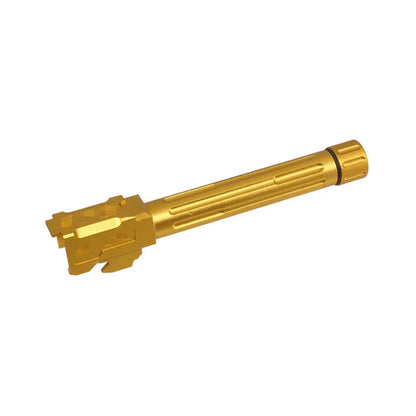 5KU 9INE スレッドバレル マルイ G17 GBB エアソフトガン用 (5KU-GB-449) - ゴールド-AIRSOFT GOGO エアガン・サバゲー用品通販