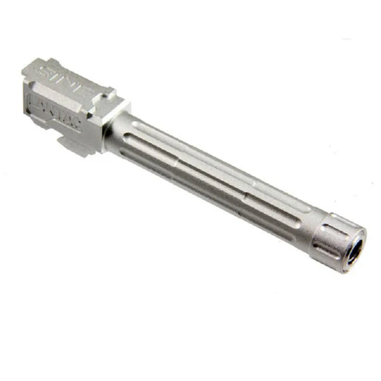 5KU 9INE スレッドバレル マルイ G17 GBB エアソフトガン用 (5KU-GB-449) - シルバー-AIRSOFT GOGO エアガン・サバゲー用品通販