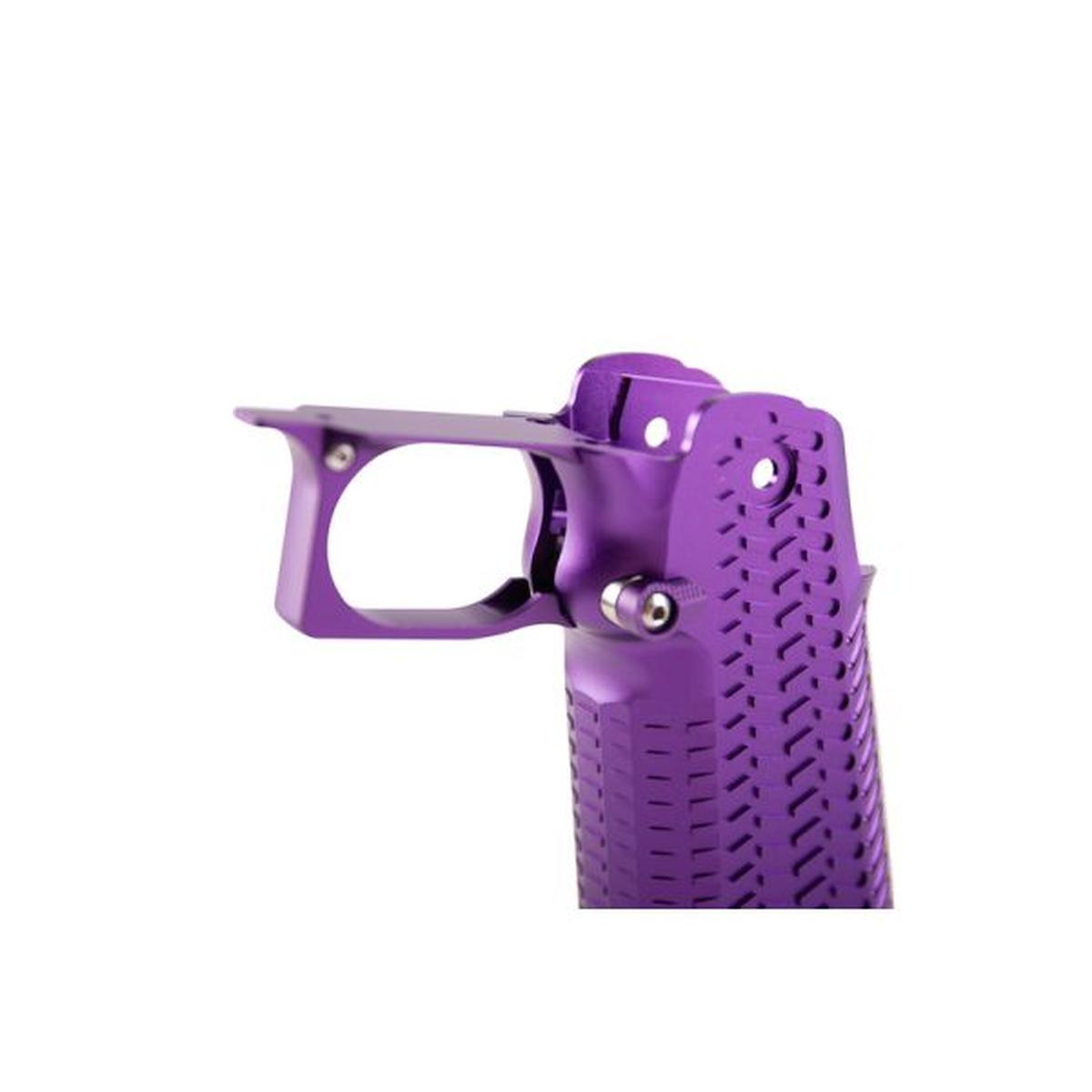 5KU 東京マルイ ハイキャパ GBB CNC アルミグリップ (タイプ 6) - パープル-AIRSOFT GOGO エアガン・サバゲー用品通販