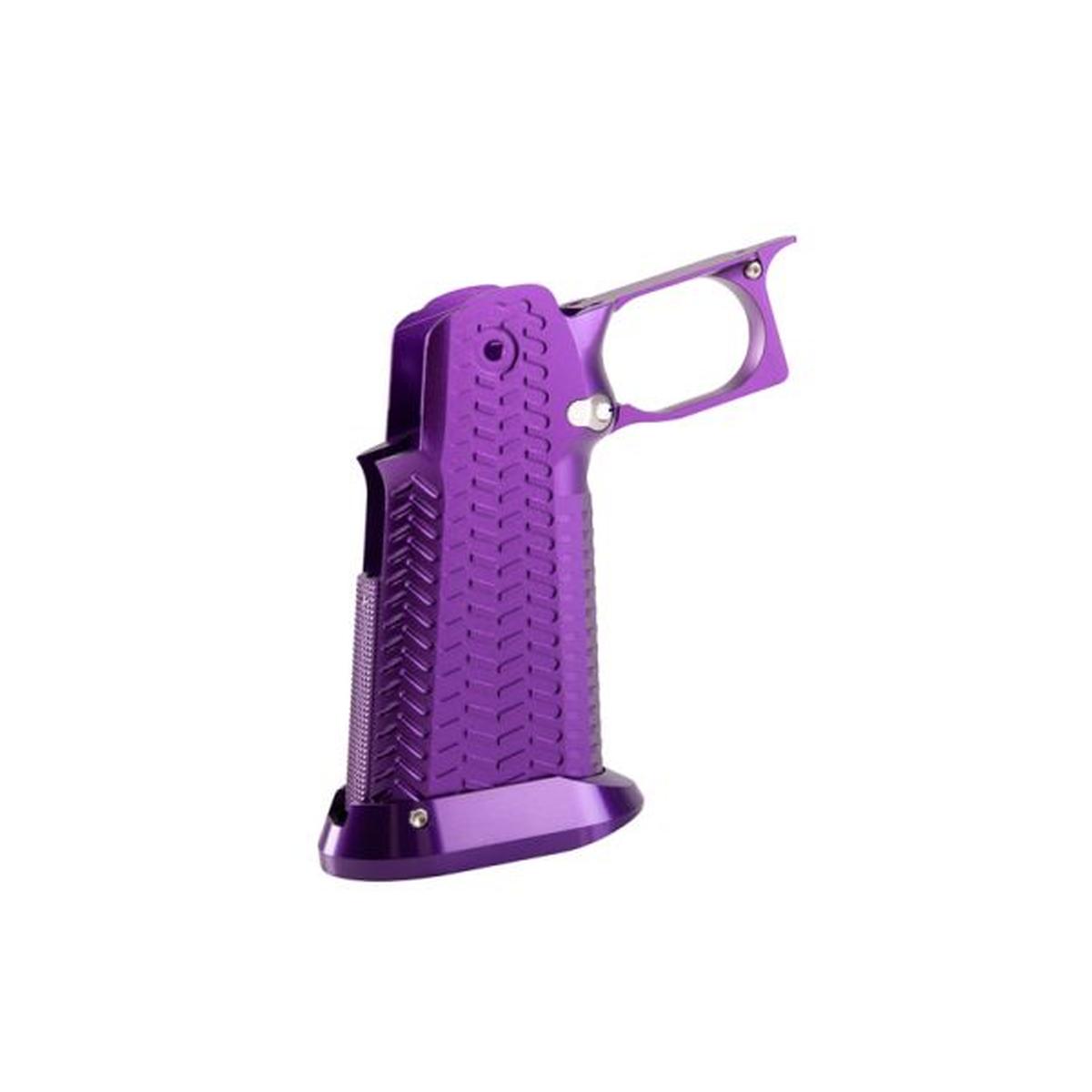 5KU 東京マルイ ハイキャパ GBB CNC アルミグリップ (タイプ 6) - パープル-AIRSOFT GOGO エアガン・サバゲー用品通販