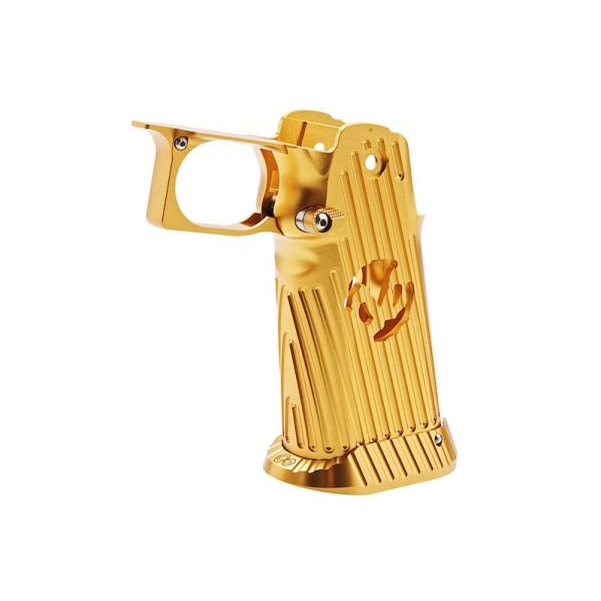 5KU 東京マルイ ハイキャパ GBB エアソフトグリップ (インフィニティ、CNC アルミニウム、タイプ 4) - ゴールド-AIRSOFT GOGO エアガン・サバゲー用品通販