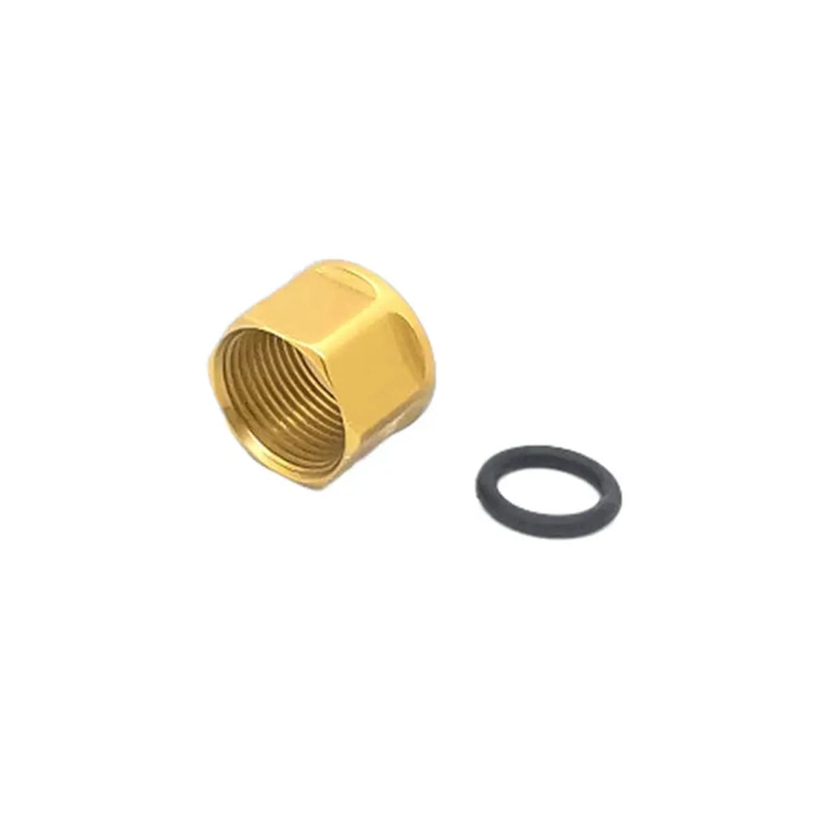 5KU 六角バレルねじプロテクター 14mm用 (5KU-GB-483)-ゴールド-AIRSOFT GOGO エアガン・サバゲー用品通販