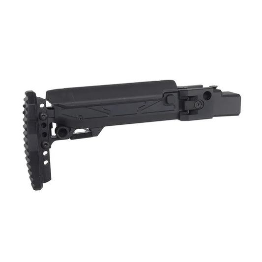 5KU 折りたたみ式伸縮式バットストック チークライザー付き GHK AKM V2用(5KU-397) - ブラック-AIRSOFT GOGO エアガン・サバゲー用品通販
