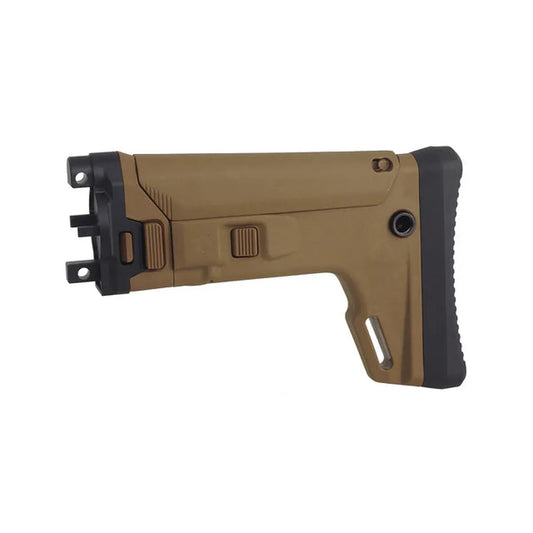 5KU ACR スタイル 伸縮式ストック CYMA MP5K エアソフトガン用 (5KU-391) - ちゃいろ-AIRSOFT GOGO エアガン・サバゲー用品通販
