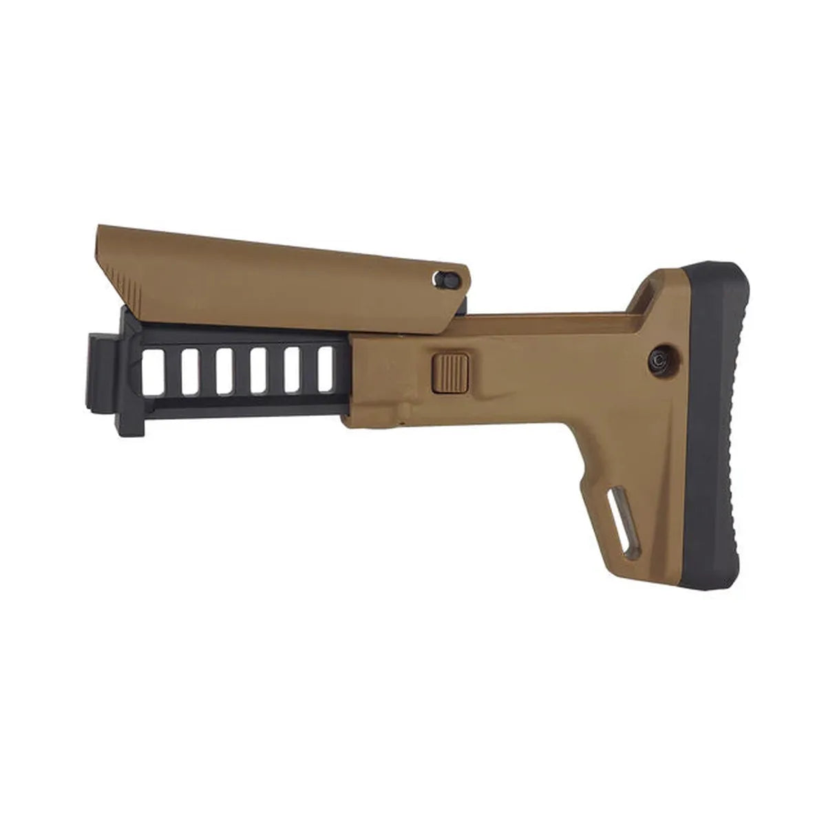 5KU ACR スタイル リトラクタブル ストック マルイ サイガ 12K GBB 用 - タン-AIRSOFT GOGO エアガン・サバゲー用品通販