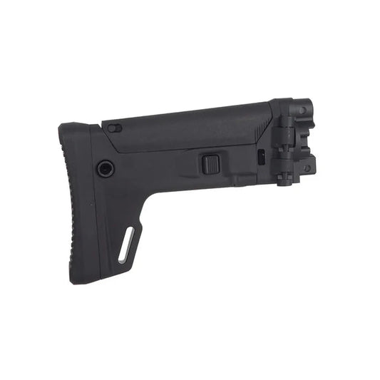 5KU ACR スタイル リトラクタブル ストック VFC MP5K GBB エアソフトガン用 (5KU-394) - ブラック-AIRSOFT GOGO エアガン・サバゲー用品通販