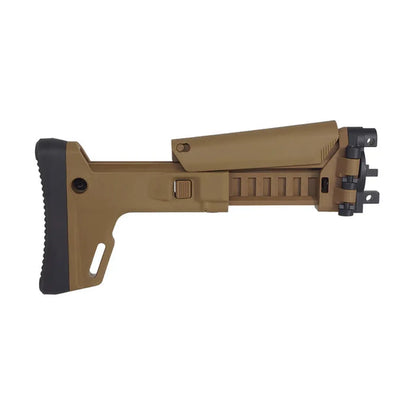 5KU ACR スタイル リトラクタブル ストック VFC MP5K GBB エアソフトガン用 (5KU-394) - タン-AIRSOFT GOGO エアガン・サバゲー用品通販