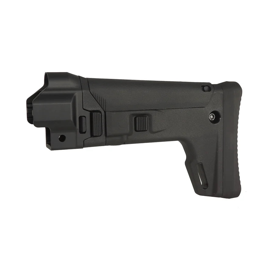 5KU ACRスタイル伸縮式ストック VFC MP5エアソフトガン用 (5KU-408) - 黒(くろ)い/ブラック-AIRSOFT GOGO エアガン・サバゲー用品通販