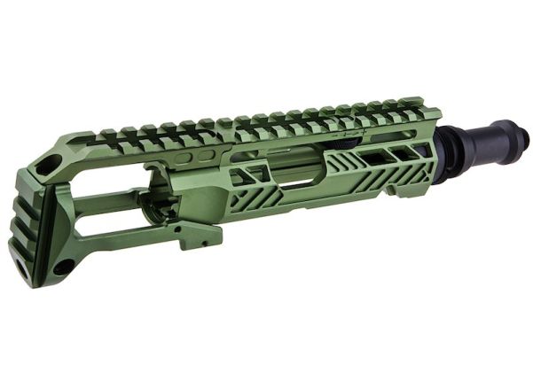 5KU ACTION ARMY AAP01 カービンキット (タイプA) - グリーン-AIRSOFT GOGO エアガン・サバゲー用品通販