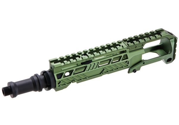 5KU ACTION ARMY AAP01 カービンキット (タイプA) - グリーン-AIRSOFT GOGO エアガン・サバゲー用品通販