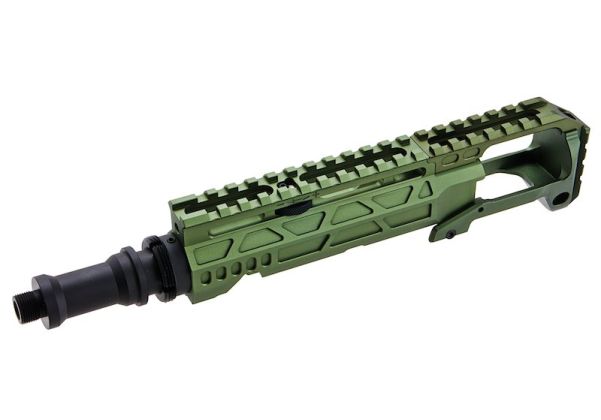 5KU ACTION ARMY AAP01 カービンキット (タイプC) - グリーン-AIRSOFT GOGO エアガン・サバゲー用品通販