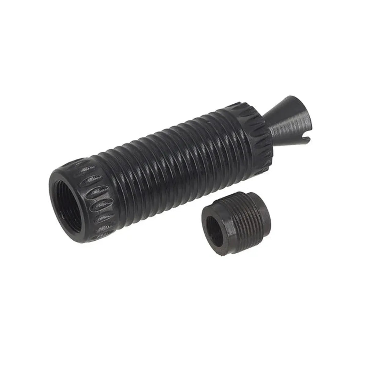 5KU AKMSU スチール エアソフト フラッシュハイダー 14mm用 (5KU-108) - ブラック-AIRSOFT GOGO エアガン・サバゲー用品通販
