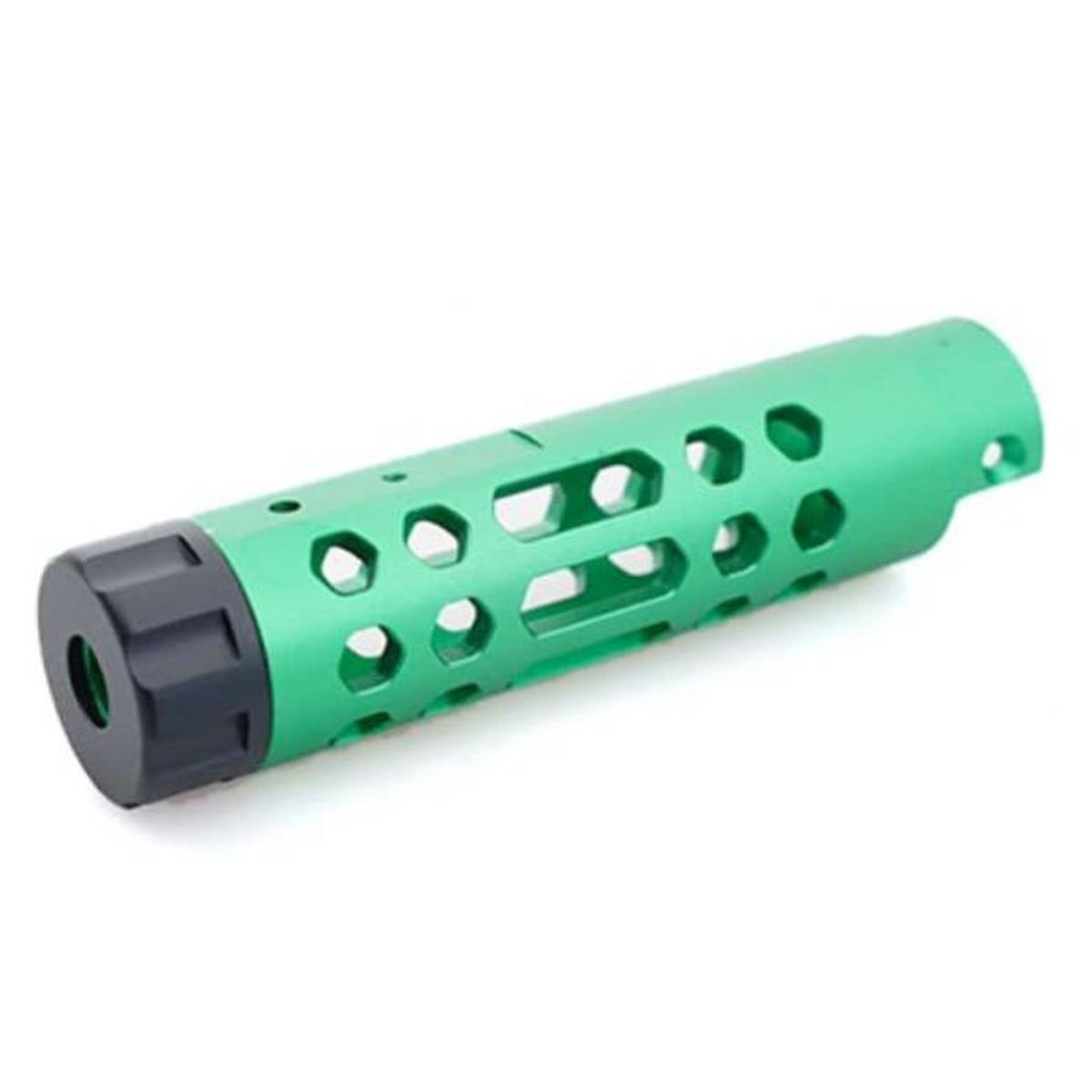 5KU アクション アーミー AAP 01 GBB エアガン アウター バレル (タイプ A、アルミニウム、グリーン)-AIRSOFT GOGO エアガン・サバゲー用品通販