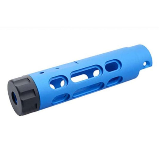 5KU アクション アーミー AAP 01 GBB エアガン アウター バレル (タイプ B、アルミニウム、ブルー)-AIRSOFT GOGO エアガン・サバゲー用品通販