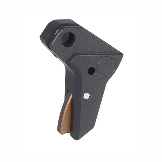 5KU Alpha Competition CNC トリガー マルイ G17 Gen.5 MOS (GBTM17G5008) 用 - ブロンズ-AIRSOFT GOGO エアガン・サバゲー用品通販