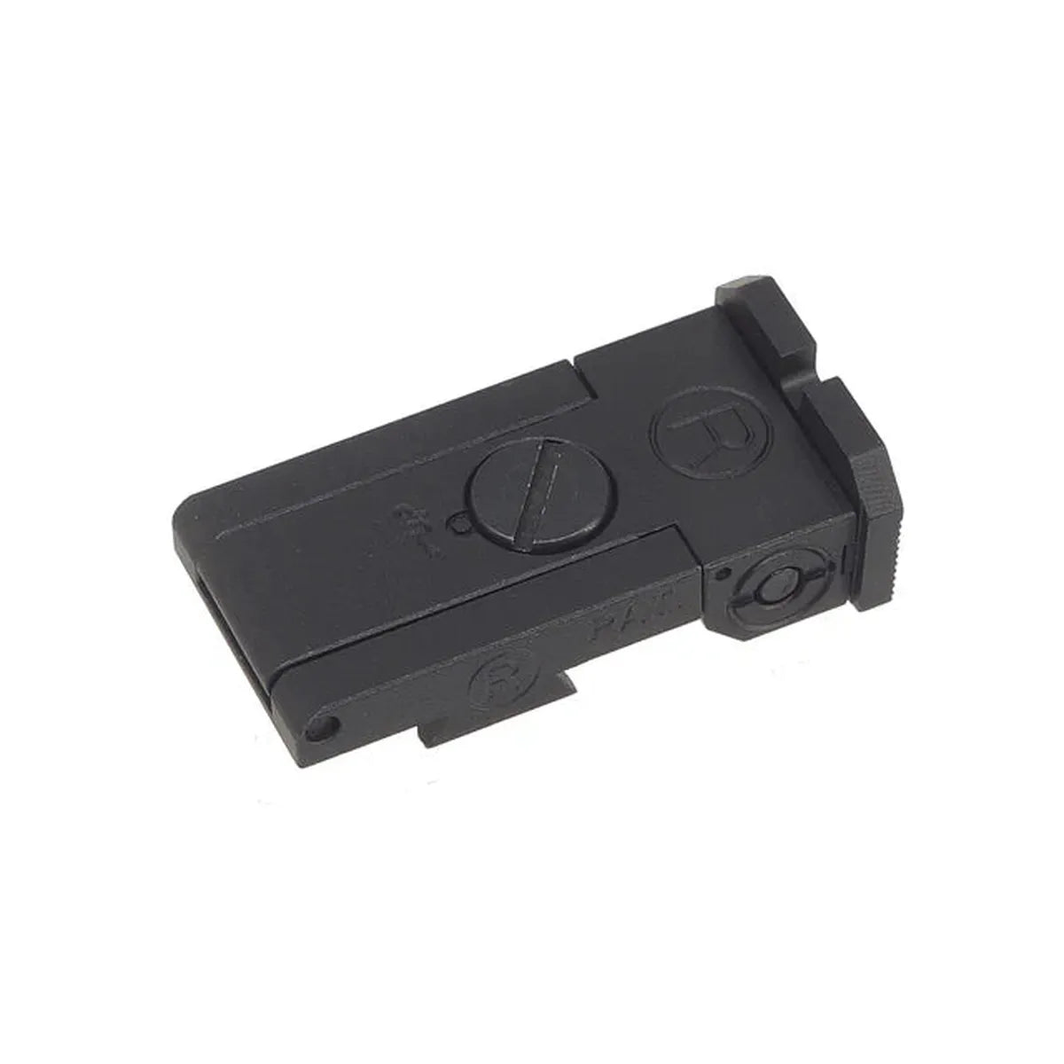 5KU アルミ Bo-Mar スタイル リアサイト マルイ ハイキャパ GBB エアソフトガン用 (5KU-GB-582) - ブラック-AIRSOFT GOGO エアガン・サバゲー用品通販