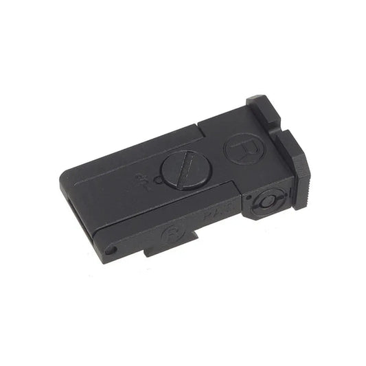5KU アルミ Bo-Mar スタイル リアサイト マルイ ハイキャパ GBB エアソフトガン用 (5KU-GB-582) - ブラック-AIRSOFT GOGO エアガン・サバゲー用品通販