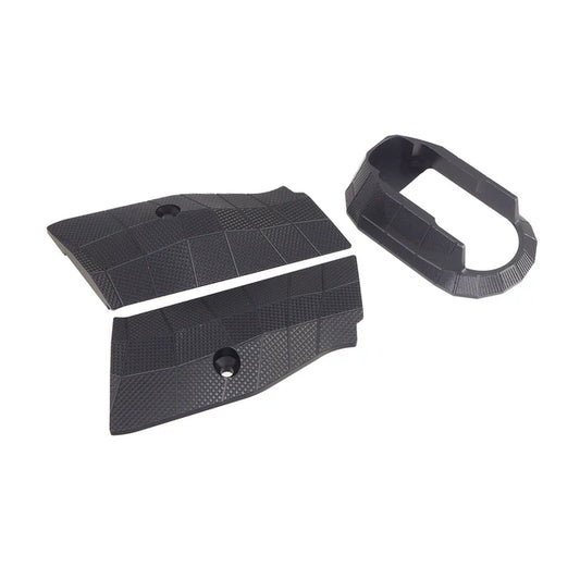 5KU アルミ LOK スタイル ショートグリッパネルとマグウェル KJW/ASG Shadow2 用 (GBSD2039)-ブラック-AIRSOFT GOGO エアガン・サバゲー用品通販