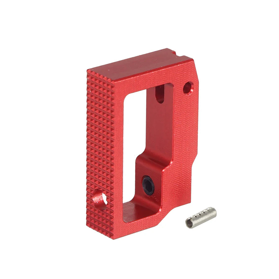 5KU アルミ ミディアムフラット アジャスタブルトリガー マルイ HI-CAPA GBB用 (5KU-GB-628) - 赤-AIRSOFT GOGO エアガン・サバゲー用品通販