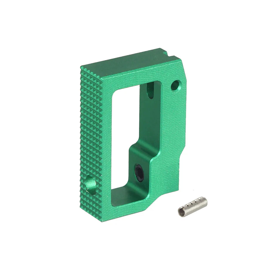 5KU アルミ ミディアムフラット アジャスタブルトリガー マルイ HI-CAPA GBB用 (5KU-GB-628) - 緑-AIRSOFT GOGO エアガン・サバゲー用品通販