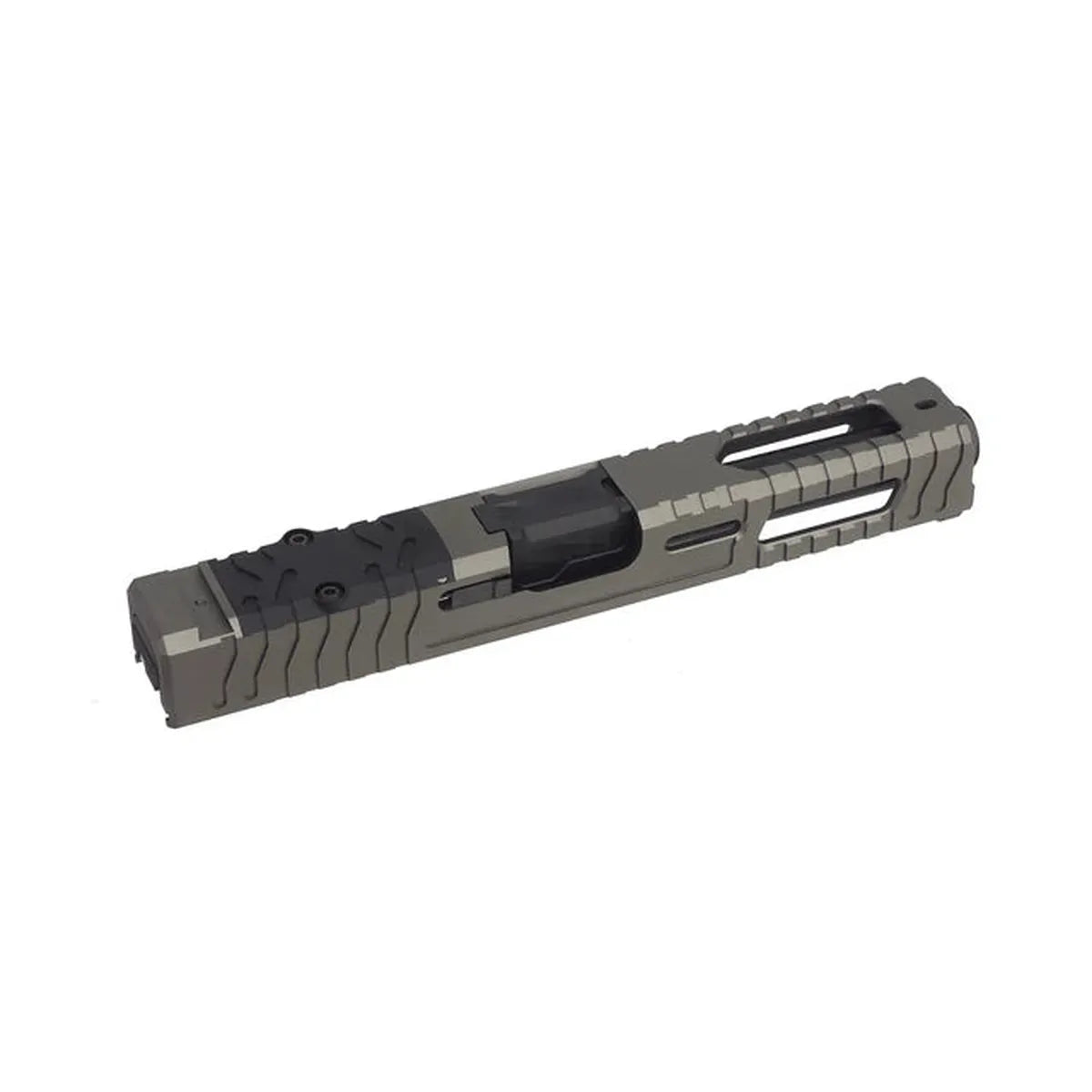 5KU アルミ レイザーバック RMR レディスライド マルイ G17 GBB エアソフトガン用 (JI-102-GY) -グレー-AIRSOFT GOGO エアガン・サバゲー用品通販