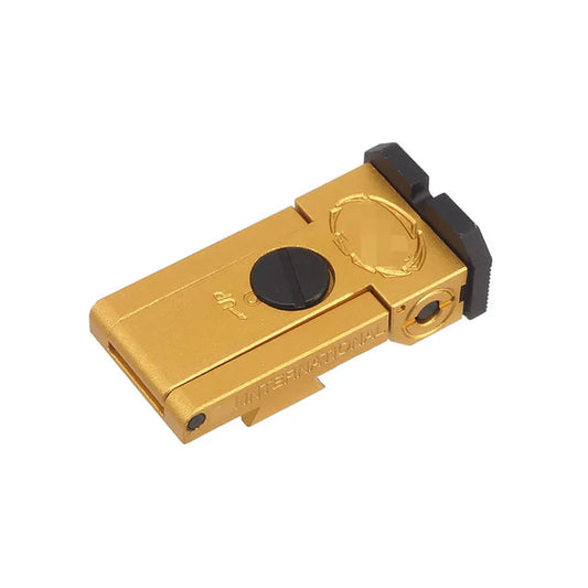 5KU アルミ STI スタイル リアサイト マルイ ハイキャパ GBB エアソフトガン用 (5KU-GB-595) -ゴールド-AIRSOFT GOGO エアガン・サバゲー用品通販