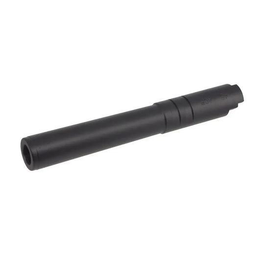 5KU アルミアウターバレル マルイ ハイキャパ 5.1 GBB エアソフトガン用 (5KU-GB-520) - ブラック-AIRSOFT GOGO エアガン・サバゲー用品通販