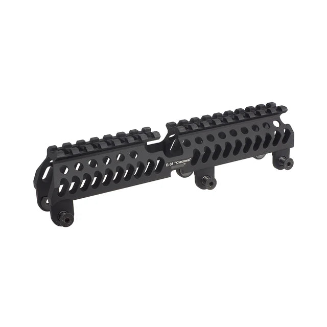 5KU B-31 エクストラロングアッパーハンドガード AKエアガン用 (5KU-229) - ブラック-AIRSOFT GOGO エアガン・サバゲー用品通販