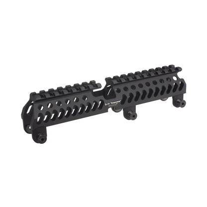 5KU B-31 エクストラロングアッパーハンドガード AKエアガン用 (5KU-229) - ブラック-AIRSOFT GOGO エアガン・サバゲー用品通販