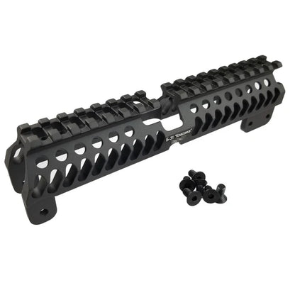 5KU B-31 エクストラロングアッパーハンドガード AKエアガン用 (5KU-229) - ブラック-AIRSOFT GOGO エアガン・サバゲー用品通販