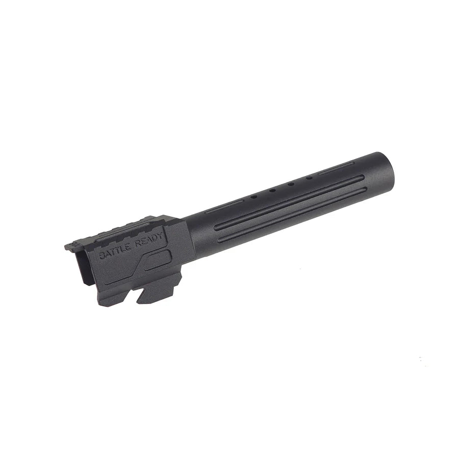 5KU BRA マルイ G17 Gen.3 GBB 用アルミバレル (GBTM17003) - ブラック-AIRSOFT GOGO エアガン・サバゲー用品通販