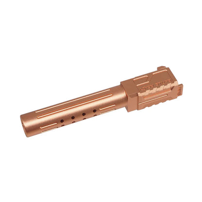 5KU BRA マルイ G19 Gen.3 GBB 用アルミバレル (5KU-GBTM19003) - ブロンズ-AIRSOFT GOGO エアガン・サバゲー用品通販