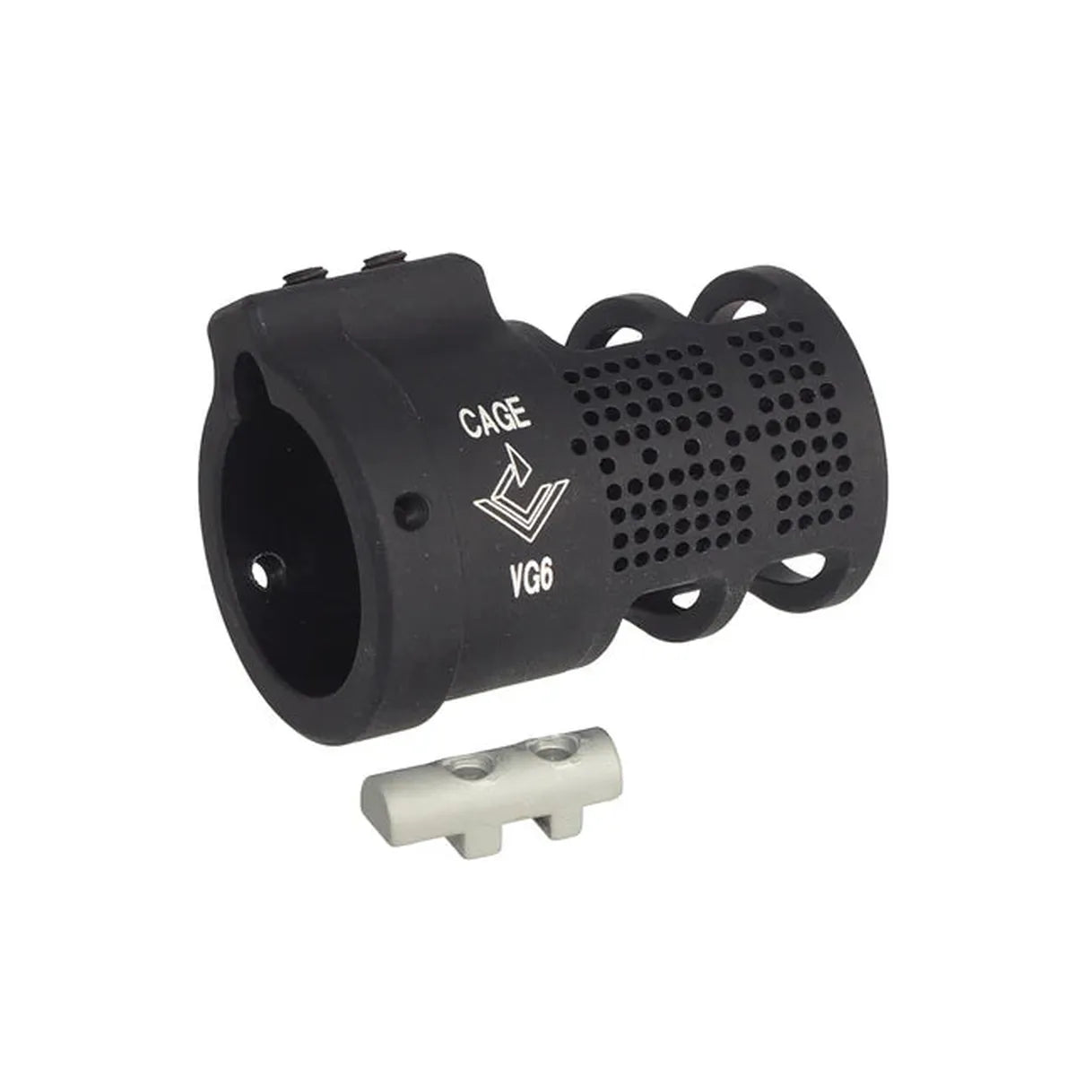 5KU CAGE ブラストダイバーター ( 5KU-195 ) - ブラック-AIRSOFT GOGO エアガン・サバゲー用品通販