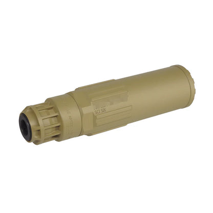 5KU CGS SCI-SIX エアソフトサプレッサー 14mm用 (5KU-400) - タン/黄褐-AIRSOFT GOGO エアガン・サバゲー用品通販