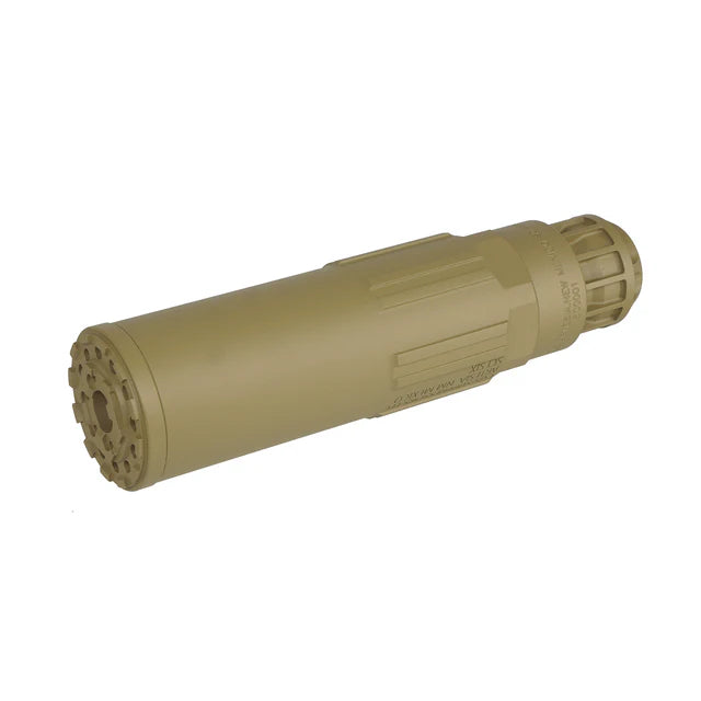 5KU CGS SCI-SIX エアソフトサプレッサー 14mm用 (5KU-400) - タン/黄褐-AIRSOFT GOGO エアガン・サバゲー用品通販