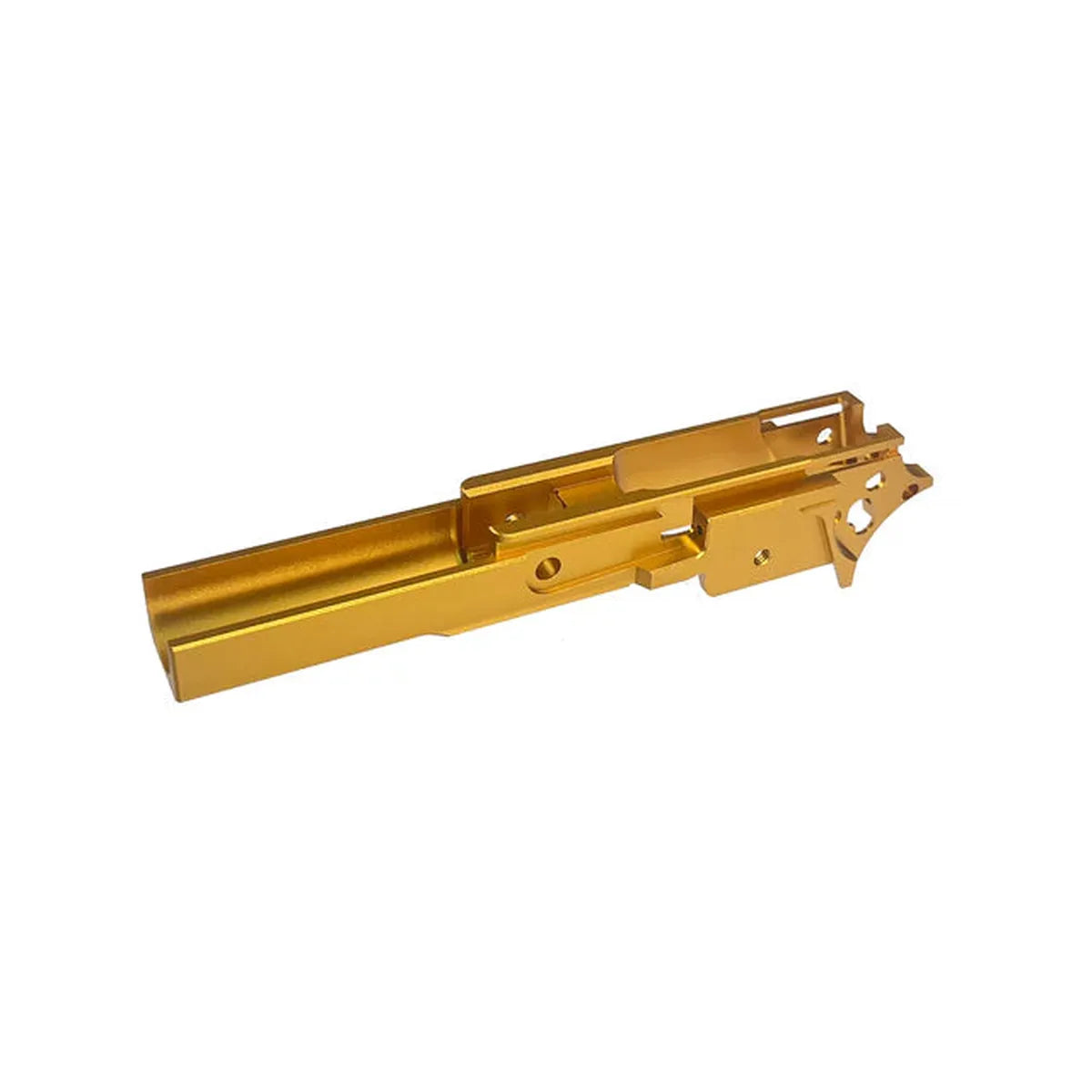 5KU CNC アルミ 3.9 ミドルフレーム タイプ-1 マルイ ハイキャパ エアソフトガン用 (GB-561) - ゴールド-AIRSOFT GOGO エアガン・サバゲー用品通販
