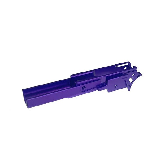 5KU CNC アルミ 3.9 ミドルフレーム タイプ-1 マルイ ハイキャパ エアソフトガン用 (GB-561) - パープル-AIRSOFT GOGO エアガン・サバゲー用品通販