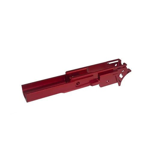 5KU CNC アルミ 3.9 ミドルフレーム タイプ-1 マルイ ハイキャパ エアソフトガン用 (GB-561) - レッド-AIRSOFT GOGO エアガン・サバゲー用品通販
