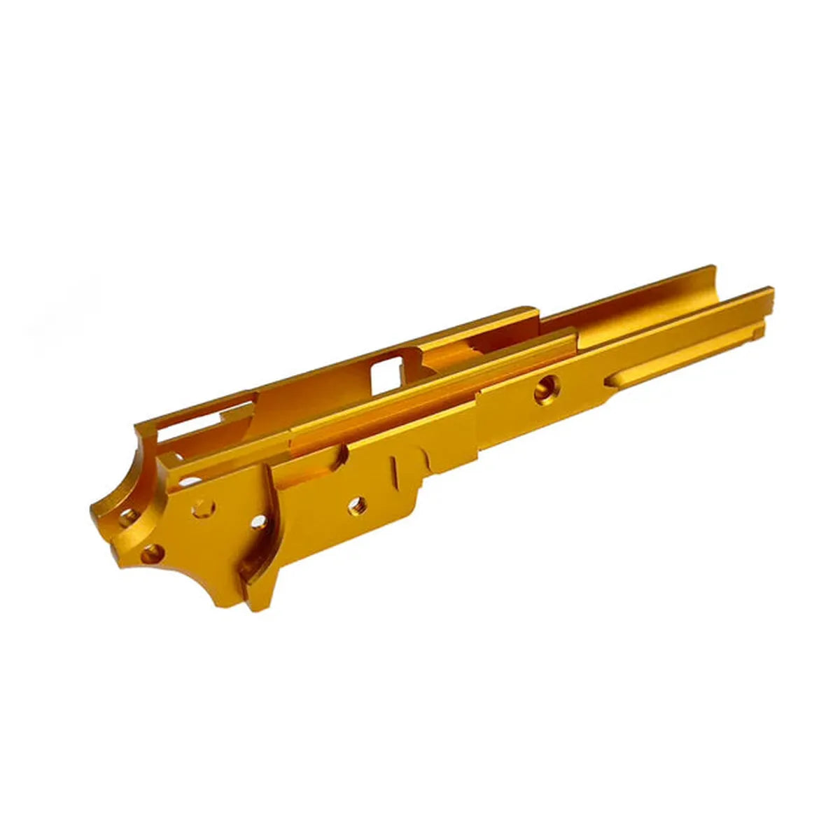 5KU CNC アルミ 3.9 ミドルフレーム タイプ-3 マルイ ハイキャパ エアソフトガン用 (GB-563) - ゴールド-AIRSOFT GOGO エアガン・サバゲー用品通販