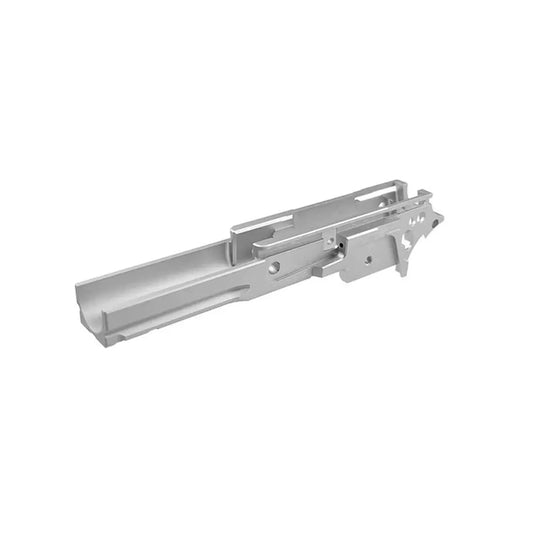 5KU CNC アルミ 3.9 ミドルフレーム タイプ-3 マルイ ハイキャパ エアソフトガン用 (GB-563) - シルバー-AIRSOFT GOGO エアガン・サバゲー用品通販