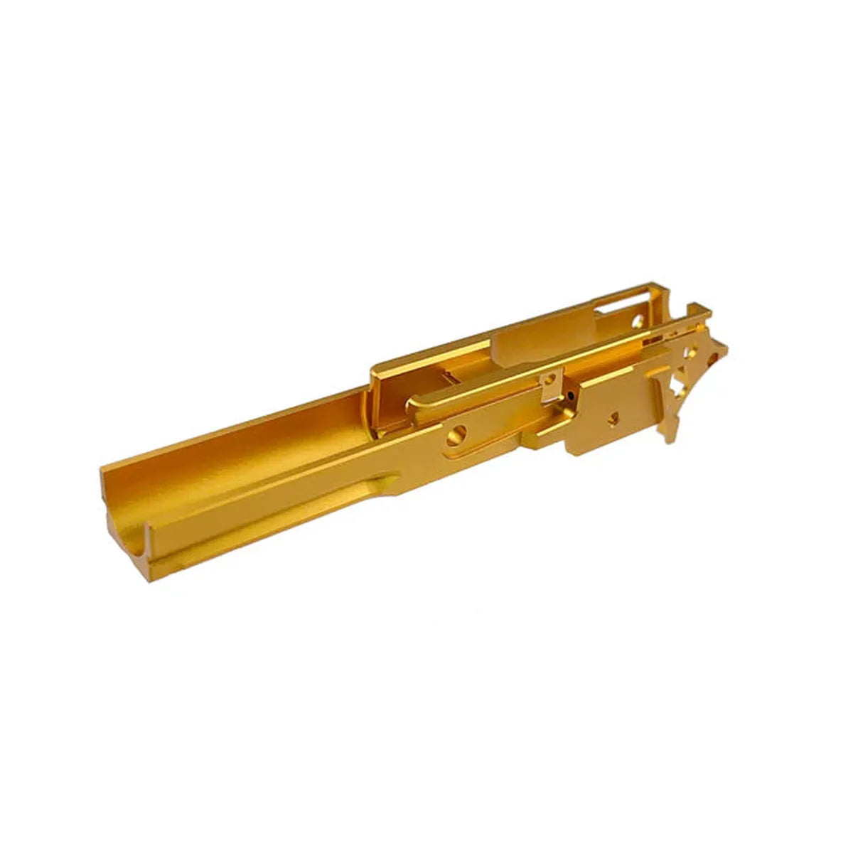 5KU CNC アルミ 3.9 ミドルフレーム タイプ-4 マルイ ハイキャパ エアソフトガン用 (GB-564) - ゴールド-AIRSOFT GOGO エアガン・サバゲー用品通販