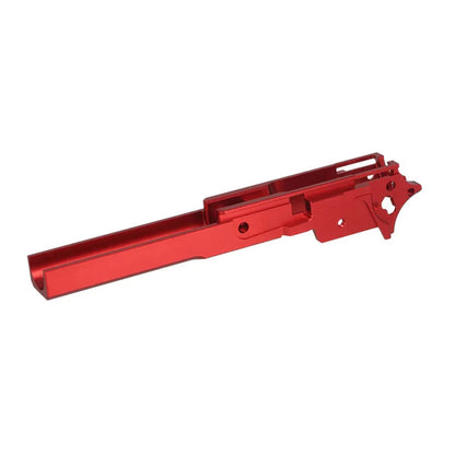 5KU CNC アルミ 4.3 ミドルフレーム タイプ-1 マルイ ハイキャパ エアソフトガン用 (5KU-GB-570) - レッド-AIRSOFT GOGO エアガン・サバゲー用品通販