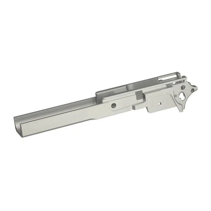 5KU CNC アルミ 4.3 ミドルフレーム タイプ-1 マルイ ハイキャパ エアソフトガン用 (5KU-GB-570) - シルバー-AIRSOFT GOGO エアガン・サバゲー用品通販