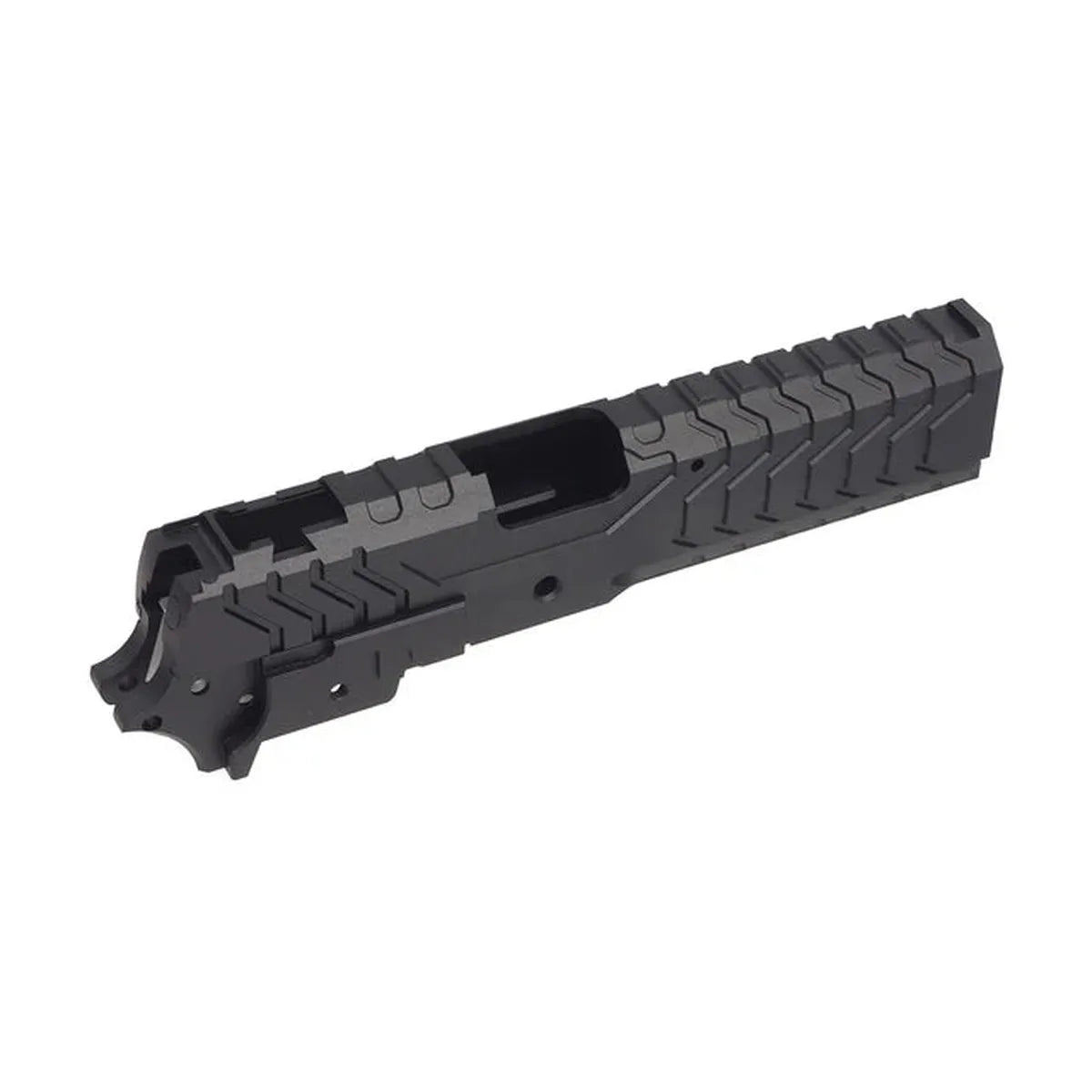 5KU CNC アルミ マトリックス サイドとフレーム マルイ ハイキャパ GBB エアソフトガン用 (5KU-GB-572) - ブラック-AIRSOFT GOGO エアガン・サバゲー用品通販