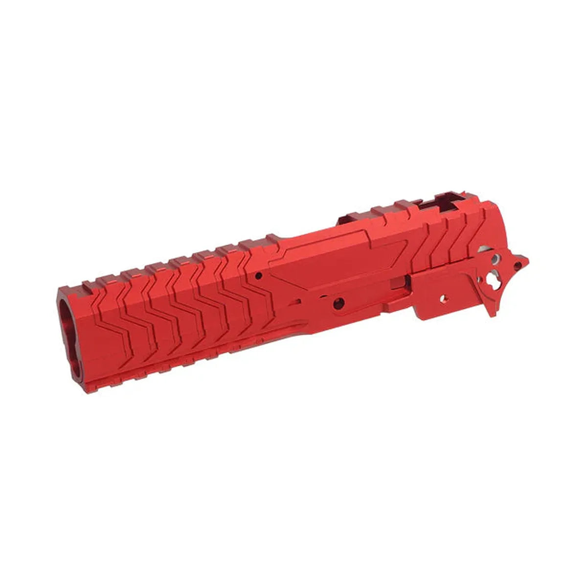5KU CNC アルミ マトリックス サイドとフレーム マルイ ハイキャパ GBB エアソフトガン用 (5KU-GB-572) - レッド-AIRSOFT GOGO エアガン・サバゲー用品通販