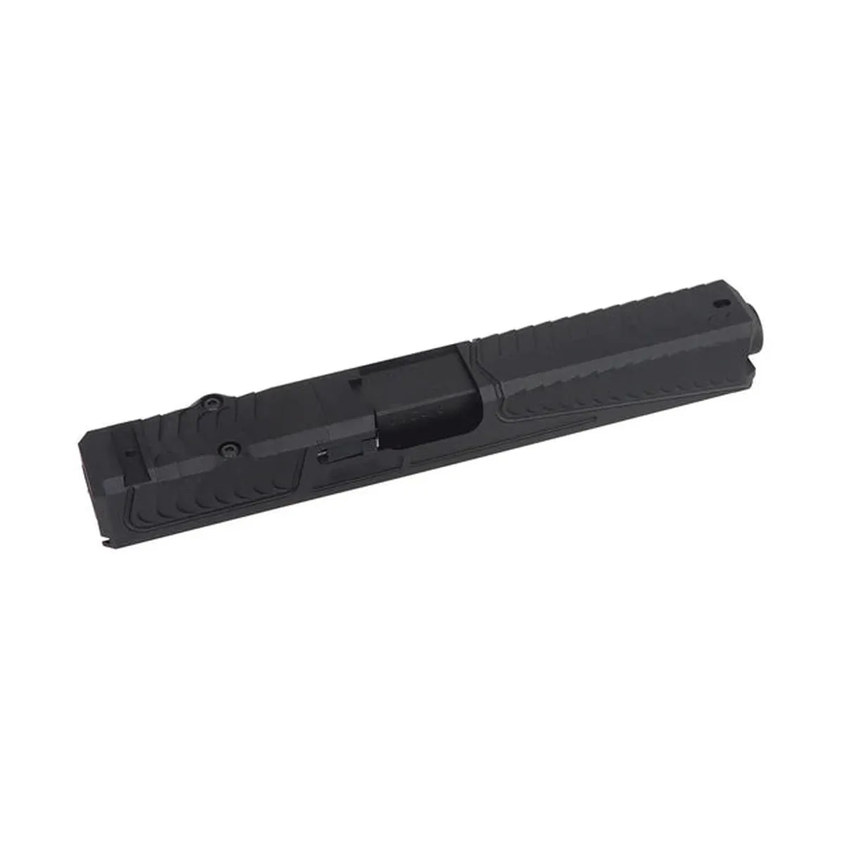 5KU CNC アルミ オーバーバイト スタイル スライド マルイ G17 GBB エアソフトガン用 (5KU-JI-099) - ブラック-AIRSOFT GOGO エアガン・サバゲー用品通販
