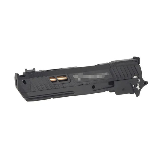 5KU CNC アルミ Pit Viper キット マルイ ハイキャパ GBB エアソフトガン用 (5KU-GB-575) - ブラック-AIRSOFT GOGO エアガン・サバゲー用品通販