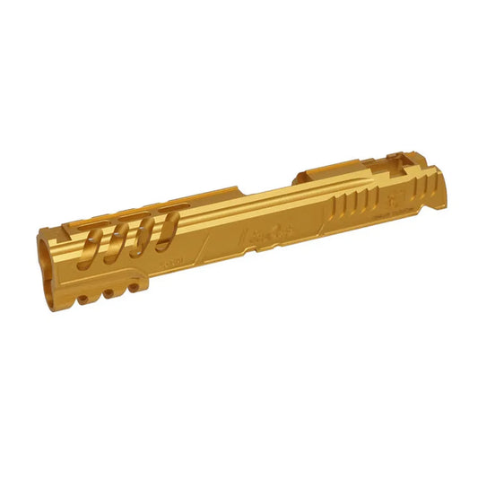 5KU CNC アルミ スピード キャット スライド マルイ ハイキャパ エアソフトガン用 (5KU-JI-103) -ゴールド-AIRSOFT GOGO エアガン・サバゲー用品通販